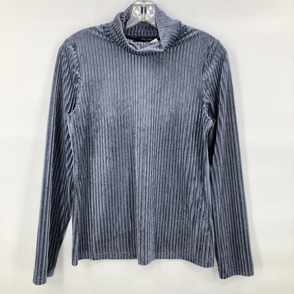 NWT Evenuel velvet blue turtleneck